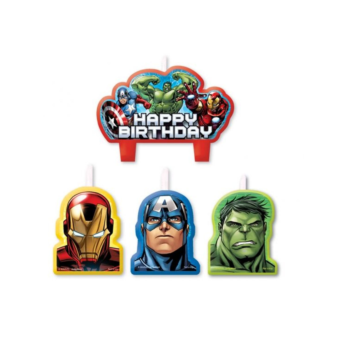 Avengers Assemble Birthday Candle Set